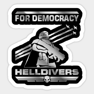Helldivers Platinum Sticker